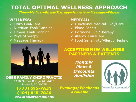 (770) 695-PAIN Accepting New Wellness Partners